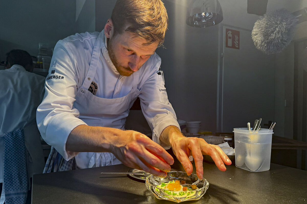 Restaurant-Legenden: Johannes Nuding in seinem Restaurant Schwarzer Adler in Hall