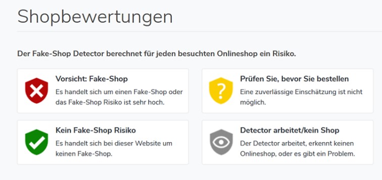 Fakeshop Detector Foto 01