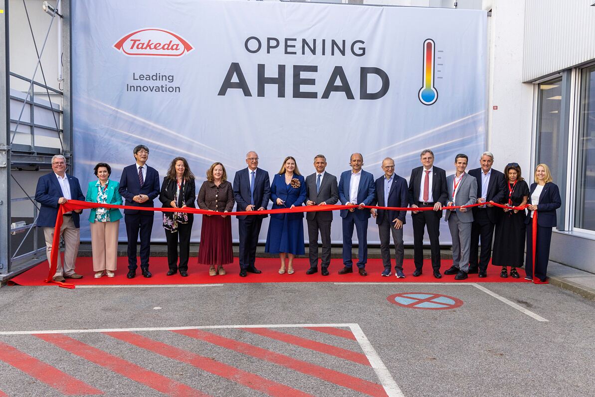 Offizielle Inbetriebnahme von AHEAD (Advanced Heat Pump Demonstrator) bei Takeda