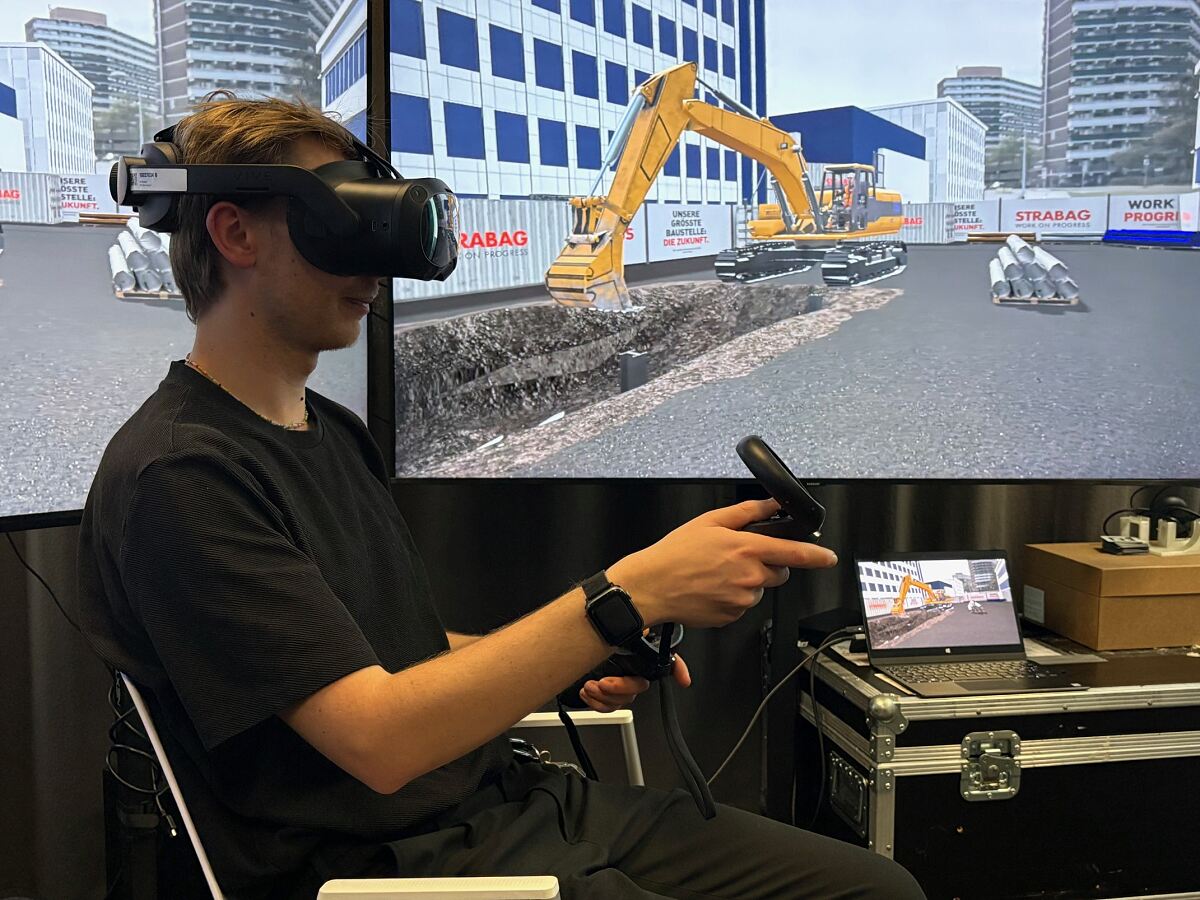 BuildsaVR test mit Bagger